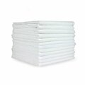 Monarch Brands Microfiber Cloths, 16in x 16in - White, 12PK PNP915100W